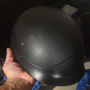 Matte Black Men's Helmet